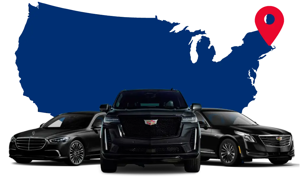 luxury black car service Boston